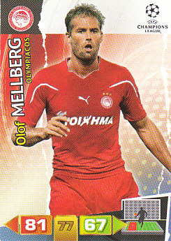 Olof Mellberg Olympiacos FC 2011/12 Panini Adrenalyn XL CL #185